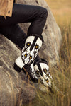 Bangtail crocodile & cow leather luxuries Western boots-RockiesRebels
