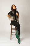 Lifestyle: styling emerald green stingray cowboy boots with urban fashion