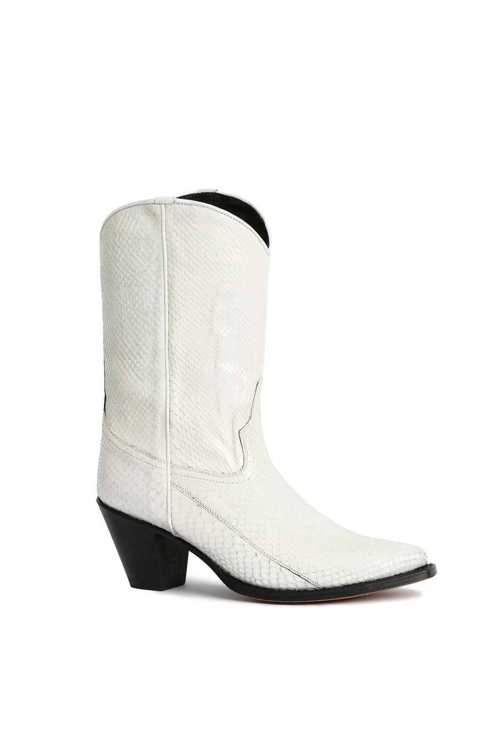 George Lake white python cowboy boots – RockiesRebels luxury handmade design