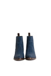 Front angle, Hidden Lake men’s blue crocodile western boots