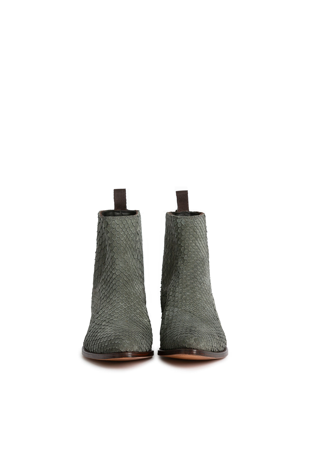Hidden Lake grey matte python men’s cowboy boots – RockiesRebels handmade luxury