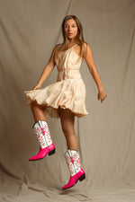 Lifestyle: styling emerald pink lizard cowboy boots ways to styles-RockiesRebels
