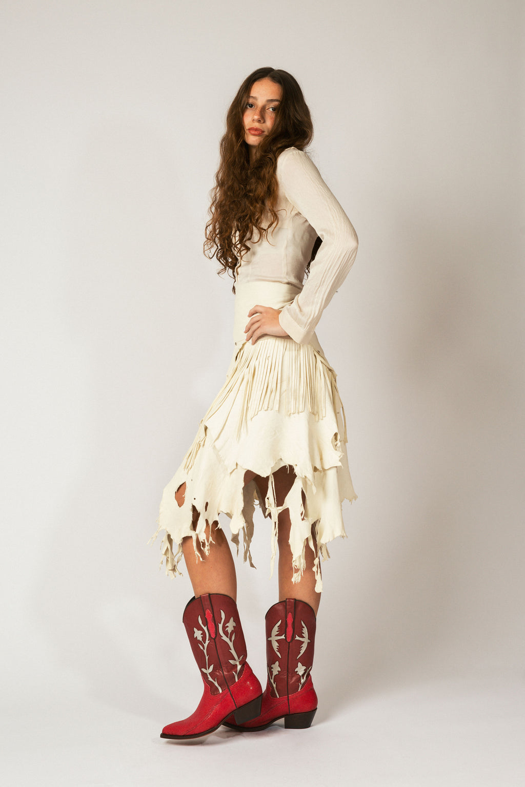 Grosbeak red stingray cowboy boots – RockiesRebels luxury handmade design