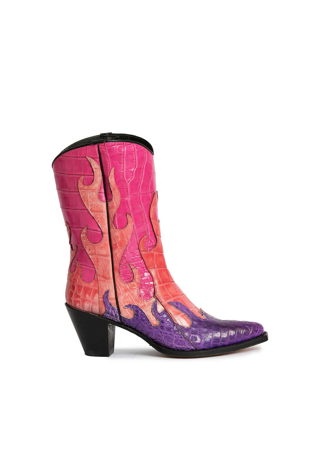 One & Only Pine Creek Lake handmade crocodile cowboy boots – Rockies Rebels exclusive luxury boots