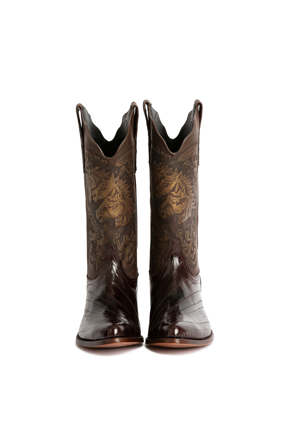 Eel Skin Cowboy Boots — Exotic Western Boots | Rockies Rebels display picture 2