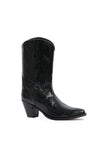 George Lake black python cowboy boots – RockiesRebels handmade luxury